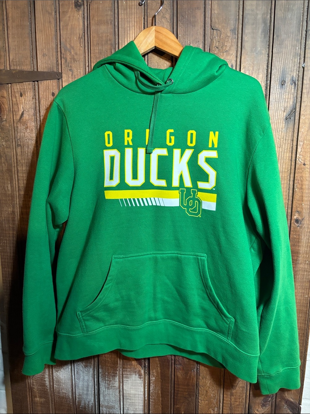 Oregon Ducks Green Pullover Hoodie